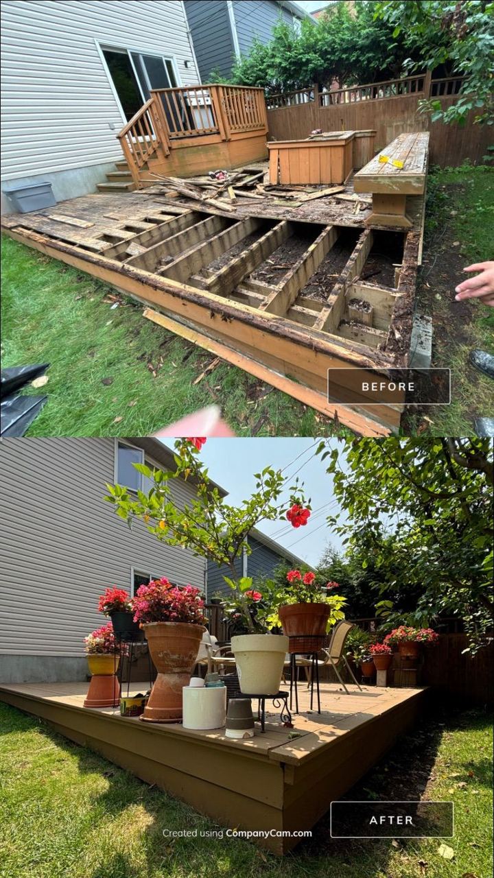 Deck restoration, a Maple City Painters project