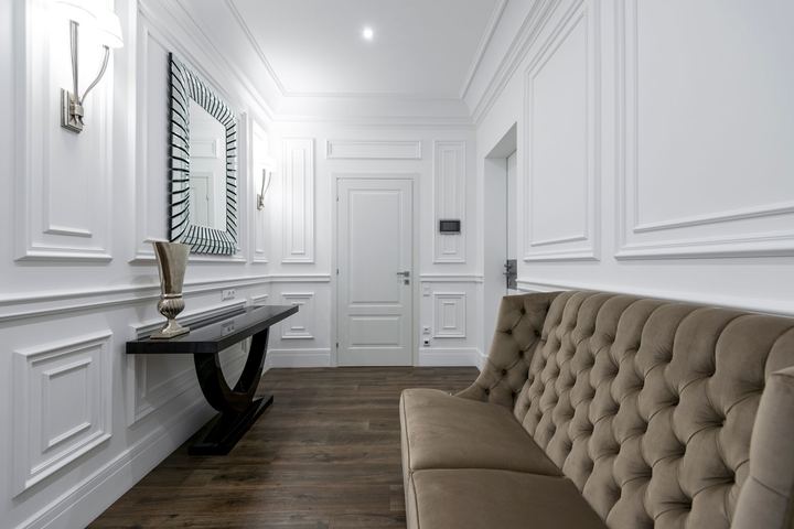 Freshly painted interior